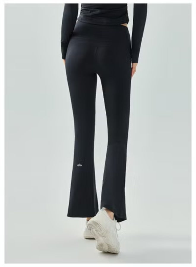 Alo High-Waisted Flare Yoga Pants - Walk with Confidence in Every Step - Image 1